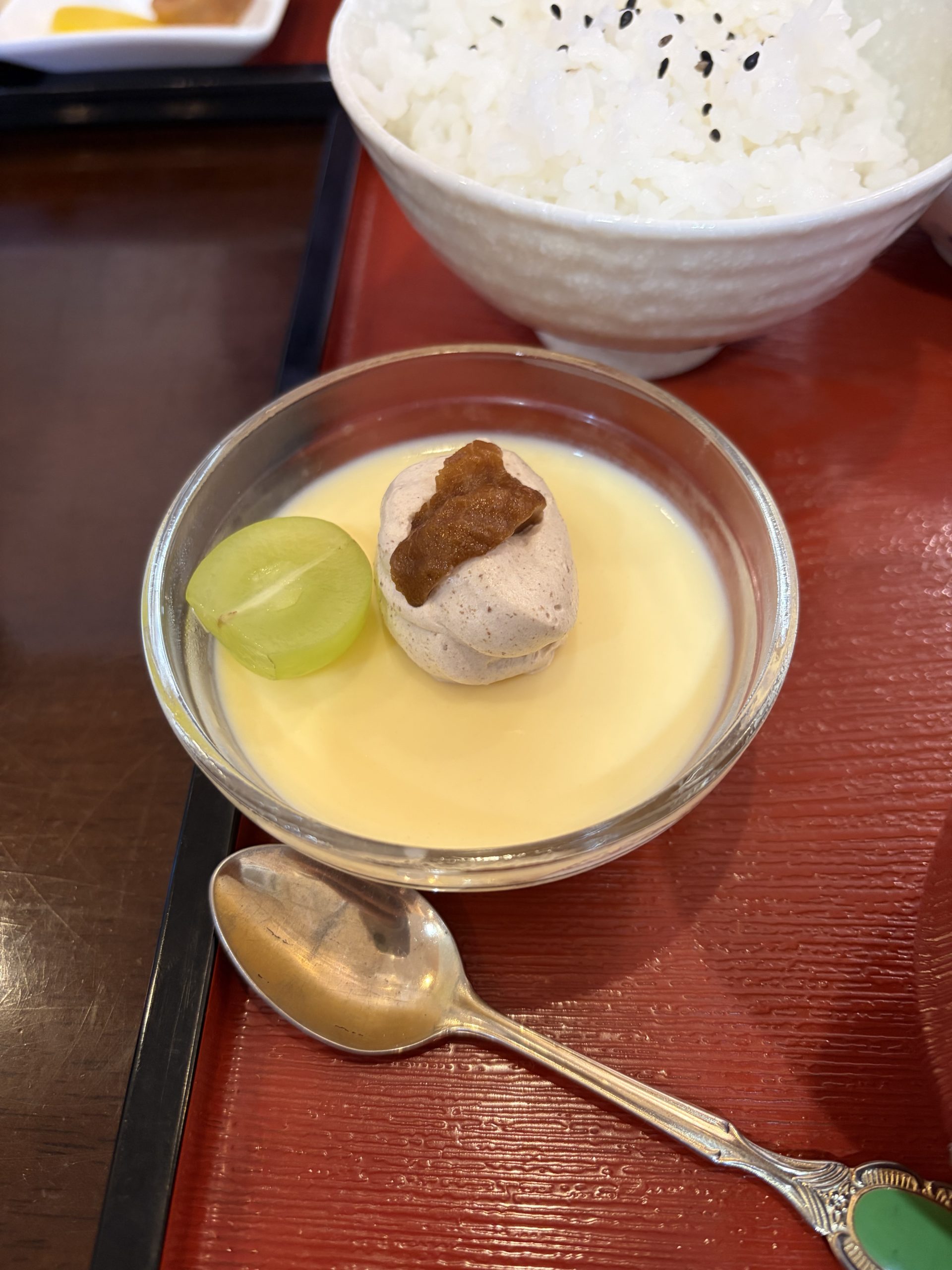 栗のプリン